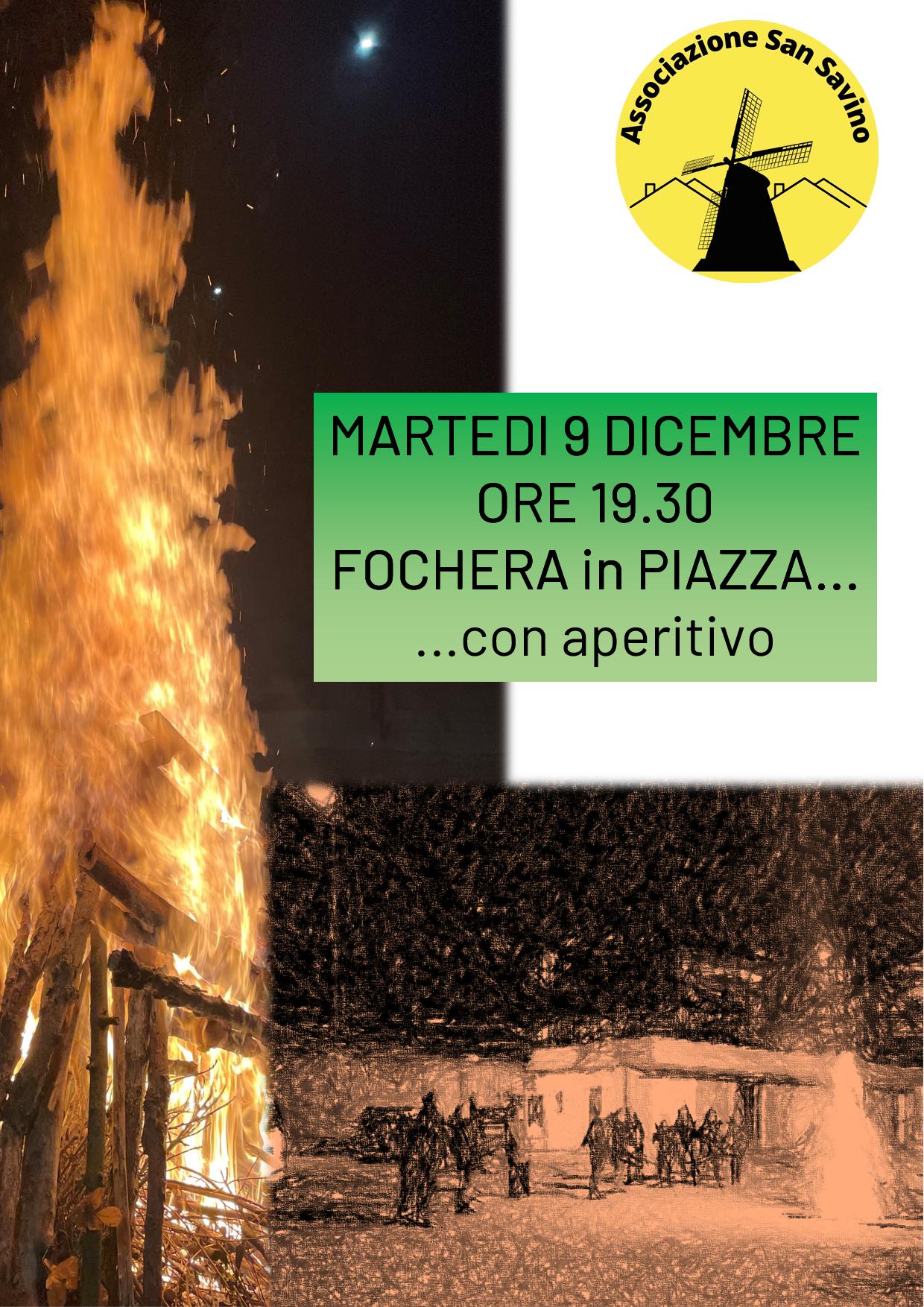 Fochera in piazza 2025